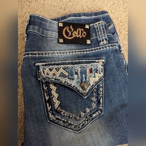 Cello Bermuda jean shorts size 13